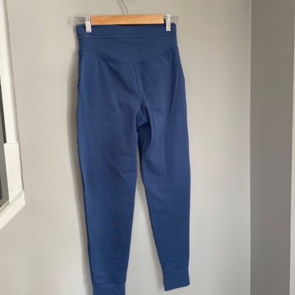 Kids Old Navy PowerChill joggers high waisted blue size XL 14-16 - Picture 4 of 12